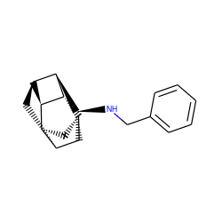 c1ccc(CN[C@H]2[C@H]3[C@H]4C[C@@H]5[C@H]6[C@@H](C[C@H]53)[C@@H]2[C@@H]64)cc1 ZINC000261192997