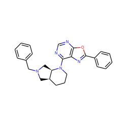 c1ccc(CN2C[C@@H]3CCCN(c4ncnc5oc(-c6ccccc6)nc45)[C@@H]3C2)cc1 ZINC000028100945