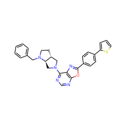 c1ccc(CN2CC[C@@H]3CN(c4ncnc5oc(-c6ccc(-c7cccs7)cc6)nc45)C[C@H]32)cc1 ZINC000028022194