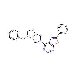 c1ccc(CN2CC[C@@H]3CN(c4ncnc5oc(-c6ccccc6)nc45)C[C@@H]32)cc1 ZINC000028101053