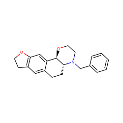 c1ccc(CN2CCO[C@@H]3c4cc5c(cc4CC[C@H]32)CCO5)cc1 ZINC000027999472