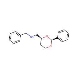 c1ccc(CNC[C@@H]2CCO[C@H](c3ccccc3)O2)cc1 ZINC000473156137