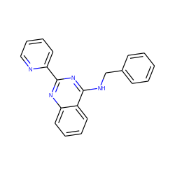 c1ccc(CNc2nc(-c3ccccn3)nc3ccccc23)cc1 ZINC000000530416