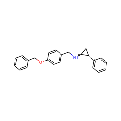 c1ccc(COc2ccc(CN[C@H]3C[C@@H]3c3ccccc3)cc2)cc1 ZINC000113365409