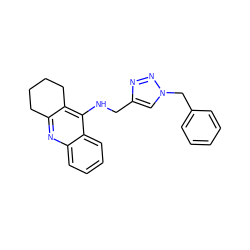 c1ccc(Cn2cc(CNc3c4c(nc5ccccc35)CCCC4)nn2)cc1 ZINC001772581952