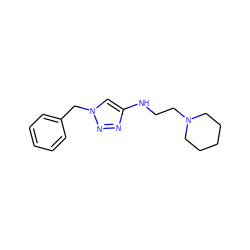 c1ccc(Cn2cc(NCCN3CCCCC3)nn2)cc1 ZINC000143090935