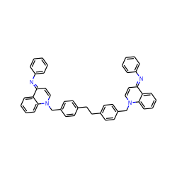 c1ccc(N=c2ccn(Cc3ccc(CCc4ccc(Cn5ccc(=Nc6ccccc6)c6ccccc65)cc4)cc3)c3ccccc23)cc1 ZINC000377812962