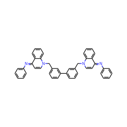 c1ccc(N=c2ccn(Cc3cccc(-c4cccc(Cn5ccc(=Nc6ccccc6)c6ccccc65)c4)c3)c3ccccc23)cc1 ZINC000028476756