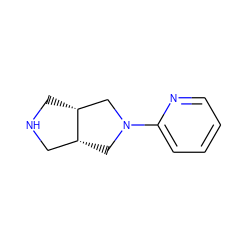 c1ccc(N2C[C@@H]3CNC[C@@H]3C2)nc1 ZINC000040424690