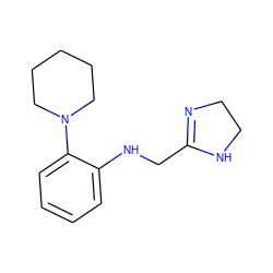 c1ccc(N2CCCCC2)c(NCC2=NCCN2)c1 ZINC000013860604