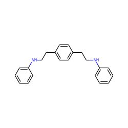 c1ccc(NCCc2ccc(CCNc3ccccc3)cc2)cc1 ZINC000028863072