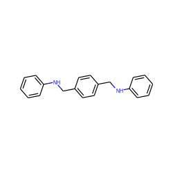 c1ccc(NCc2ccc(CNc3ccccc3)cc2)cc1 ZINC000002516810