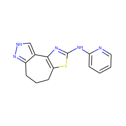 c1ccc(Nc2nc3c(s2)CCCc2n[nH]cc2-3)nc1 ZINC000072118775