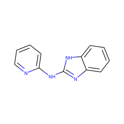 c1ccc(Nc2nc3ccccc3[nH]2)nc1 ZINC000004005321