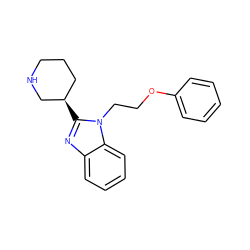 c1ccc(OCCn2c([C@@H]3CCCNC3)nc3ccccc32)cc1 ZINC000082157615