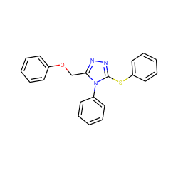 c1ccc(OCc2nnc(Sc3ccccc3)n2-c2ccccc2)cc1 ZINC000095595201