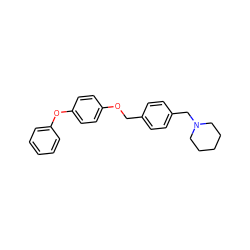 c1ccc(Oc2ccc(OCc3ccc(CN4CCCCC4)cc3)cc2)cc1 ZINC000013517713