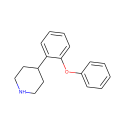 c1ccc(Oc2ccccc2C2CCNCC2)cc1 ZINC000045301026