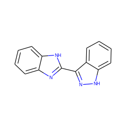 c1ccc2[nH]c(-c3n[nH]c4ccccc34)nc2c1 ZINC000014961821