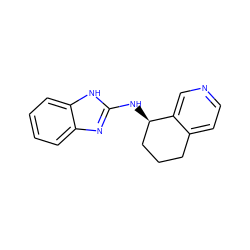 c1ccc2[nH]c(N[C@@H]3CCCc4ccncc43)nc2c1 ZINC000040847482