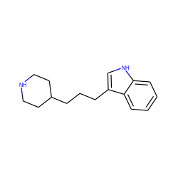 c1ccc2c(CCCC3CCNCC3)c[nH]c2c1 ZINC000028757561