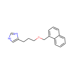 c1ccc2c(COCCCc3c[nH]cn3)cccc2c1 ZINC000026144797