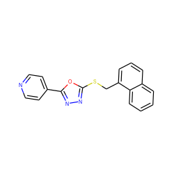 c1ccc2c(CSc3nnc(-c4ccncc4)o3)cccc2c1 ZINC000000527821