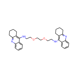 c1ccc2c(NCCOCCOCCNc3c4c(nc5ccccc35)CCCC4)c3c(nc2c1)CCCC3 ZINC000028824305