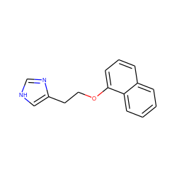 c1ccc2c(OCCc3c[nH]cn3)cccc2c1 ZINC000013758846