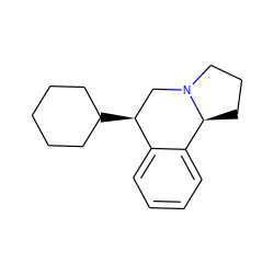 c1ccc2c(c1)[C@@H]1CCCN1C[C@@H]2C1CCCCC1 ZINC000029230782