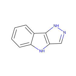 c1ccc2c(c1)[nH]c1cn[nH]c12 ZINC000165879619