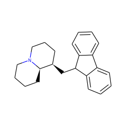 c1ccc2c(c1)-c1ccccc1C2C[C@@H]1CCCN2CCCC[C@H]12 ZINC000071295105