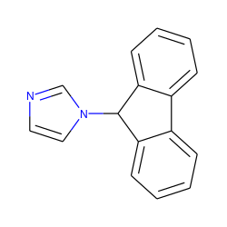 c1ccc2c(c1)-c1ccccc1C2n1ccnc1 ZINC000004645069