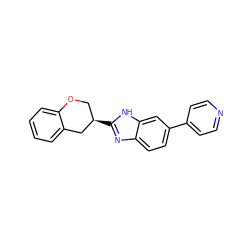 c1ccc2c(c1)C[C@H](c1nc3ccc(-c4ccncc4)cc3[nH]1)CO2 ZINC000040845199