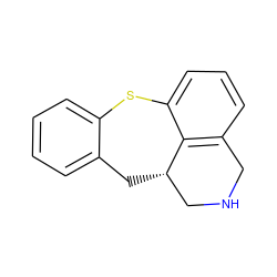 c1ccc2c(c1)C[C@H]1CNCc3cccc(c31)S2 ZINC000019801711