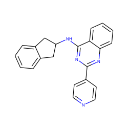 c1ccc2c(c1)CC(Nc1nc(-c3ccncc3)nc3ccccc13)C2 ZINC001772574617