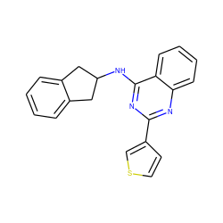 c1ccc2c(c1)CC(Nc1nc(-c3ccsc3)nc3ccccc13)C2 ZINC001772632792