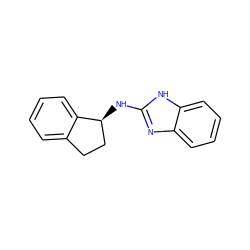 c1ccc2c(c1)CC[C@@H]2Nc1nc2ccccc2[nH]1 ZINC000035785455