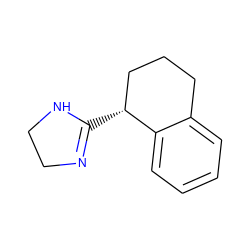 c1ccc2c(c1)CCC[C@H]2C1=NCCN1 ZINC000000113426