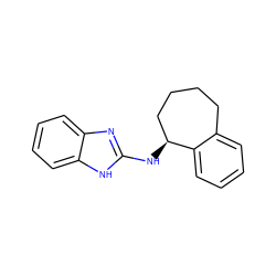 c1ccc2c(c1)CCCC[C@@H]2Nc1nc2ccccc2[nH]1 ZINC000040862973