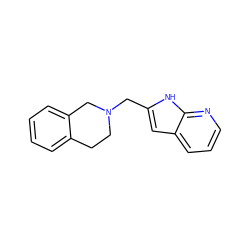 c1ccc2c(c1)CCN(Cc1cc3cccnc3[nH]1)C2 ZINC000027648101