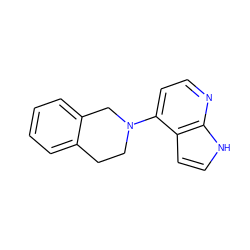 c1ccc2c(c1)CCN(c1ccnc3[nH]ccc13)C2 ZINC000095974080