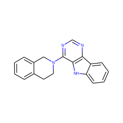 c1ccc2c(c1)CCN(c1ncnc3c1[nH]c1ccccc13)C2 ZINC000102677307