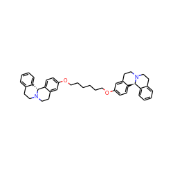 c1ccc2c(c1)CCN1CCc3cc(OCCCCCCOc4ccc5c(c4)CCN4CCc6ccccc6[C@H]54)ccc3[C@H]21 ZINC000049784296