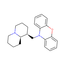 c1ccc2c(c1)Oc1ccccc1N2C[C@@H]1CCCN2CCCC[C@H]12 ZINC000005390480