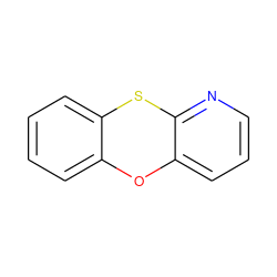 c1ccc2c(c1)Oc1cccnc1S2 ZINC000013606114