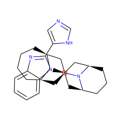 c1ccc2c(c1)nc(-c1cnc[nH]1)n2[C@@H]1C[C@@H]2CCC[C@H](C1)N2[C@H]1C[C@H]2CCCC[C@H](C2)C1 ZINC000473236564