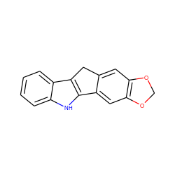 c1ccc2c3c([nH]c2c1)-c1cc2c(cc1C3)OCO2 ZINC000045388428