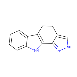 c1ccc2c3c([nH]c2c1)-c1n[nH]cc1CC3 ZINC000096308815