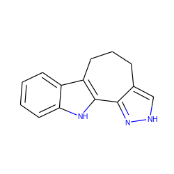 c1ccc2c3c([nH]c2c1)-c1n[nH]cc1CCC3 ZINC000082155336